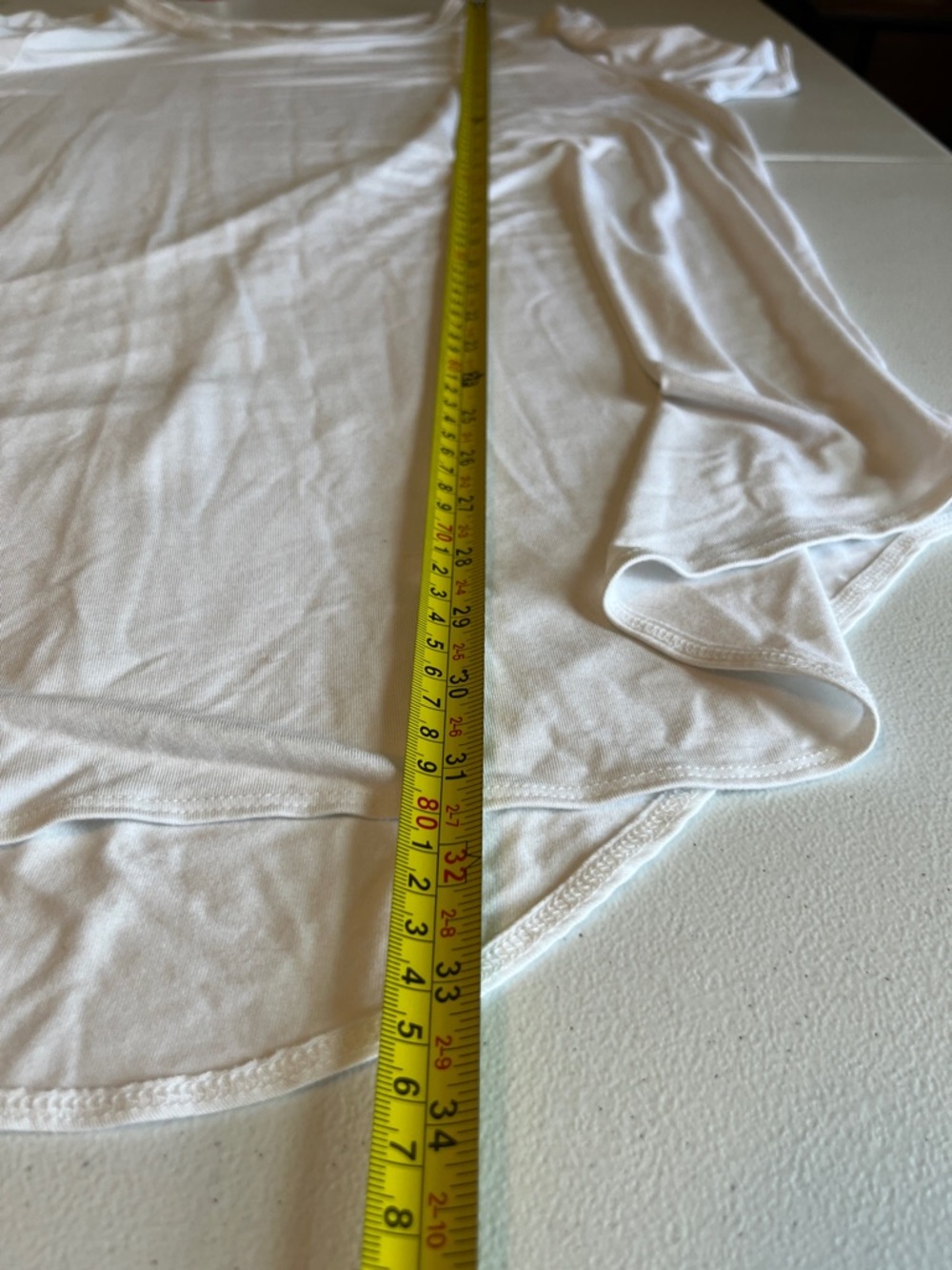 Daily Ritual White Short Sleeve Tunic Tee - Picture 9 of 10